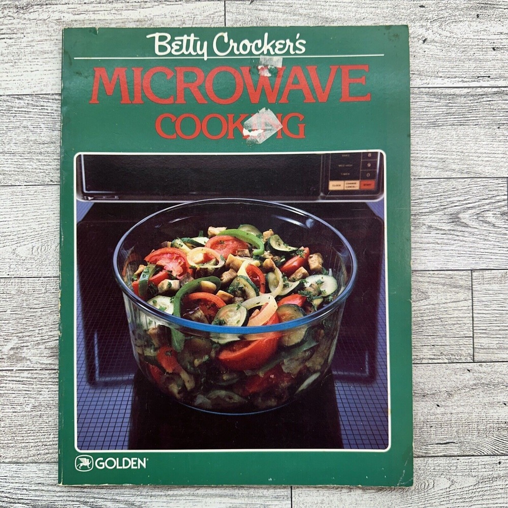 Betty Crocker Microwave Cooking Cookbook 1986 Vintage Recipes Cook Book